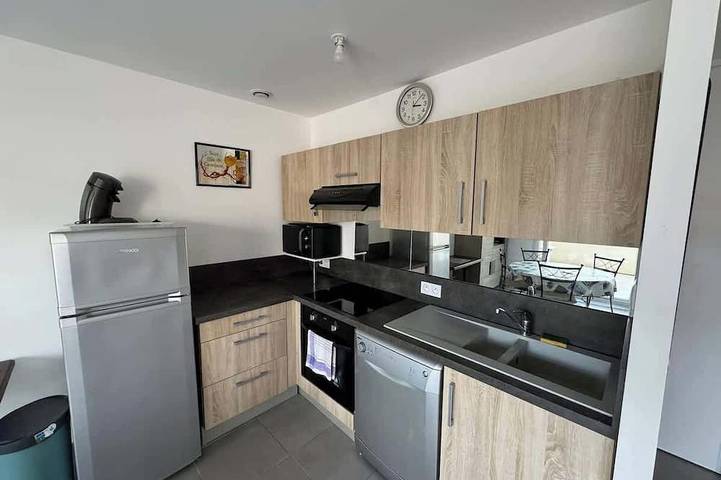 Villa pour 6 personnes, avec jardin et balcon à Valras-Plage