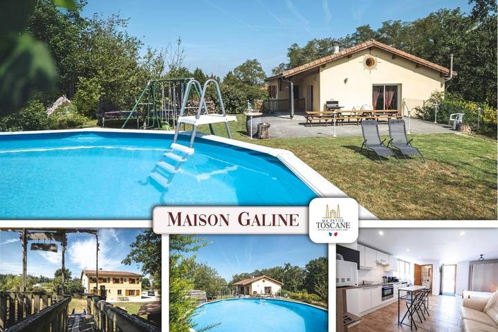 Location de vacances pour 18 personnes, avec piscine ainsi que jardin et terrasse à Beauvais-sur-Tescou