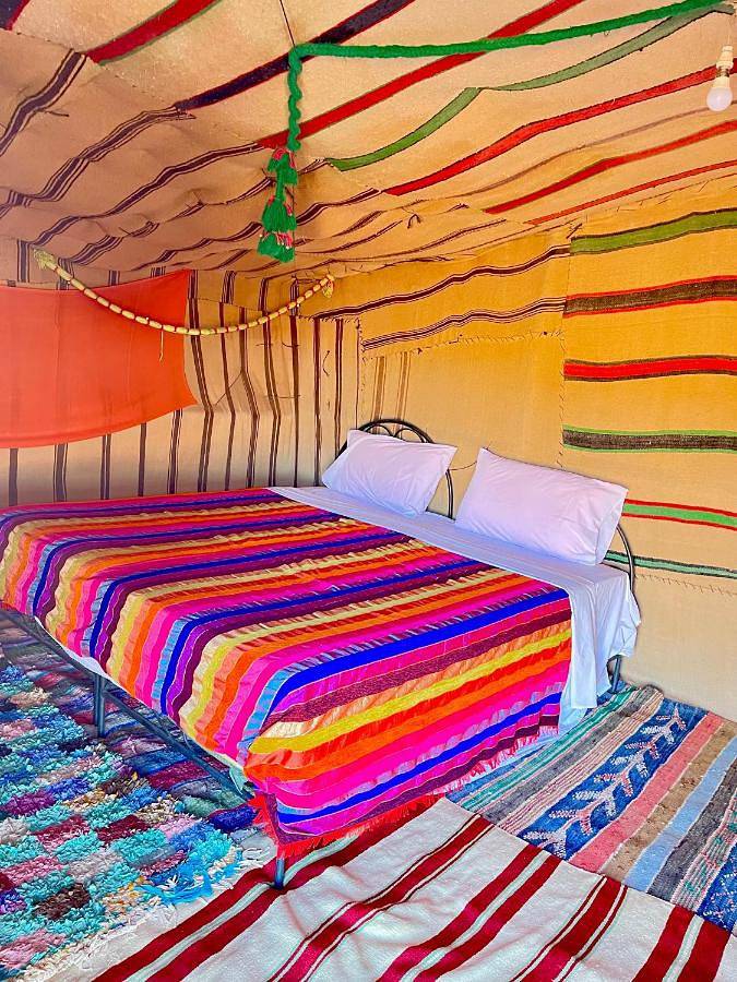 Tente pour 4 personnes, avec balcon ainsi que vue et vue sur le lac, adapté aux familles au Maroc - 2