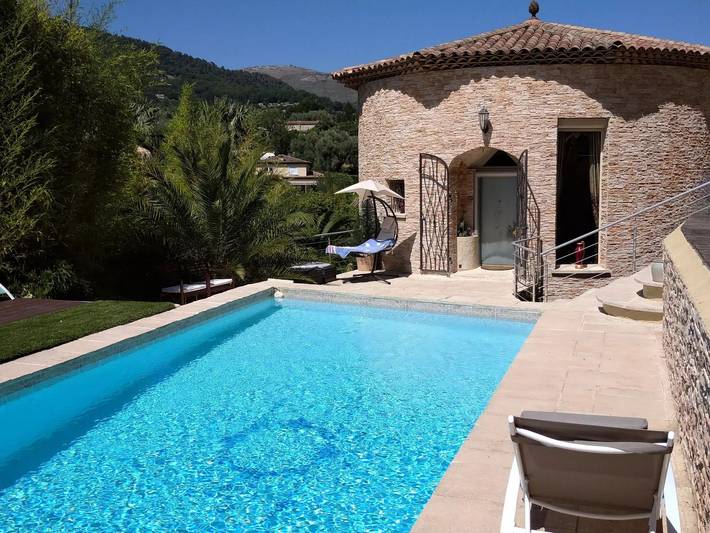 Villa pour 8 personnes, avec jardin et piscine à Vence