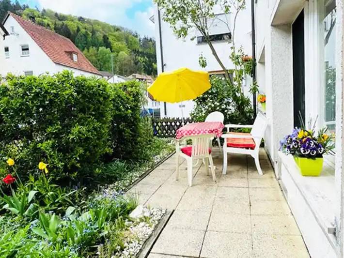 Ferienwohnung für 2 Personen, mit Balkon und Balkon/Terrasse sowie Terrasse