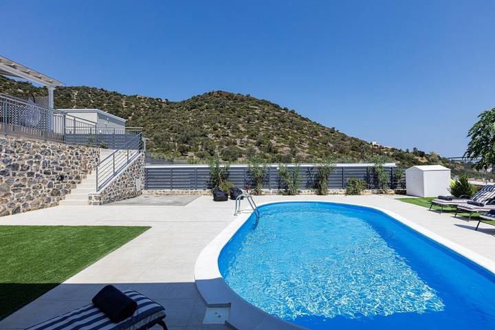 Villa für 9 Personen, mit Garten und Pool, kinderfreundlich auf Kreta - 3