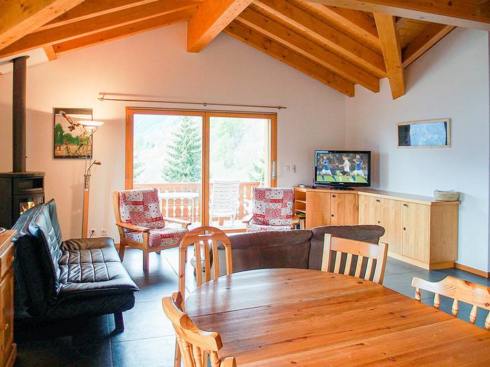 Gîte pour 8 personnes, avec balcon à Hérémence - 3