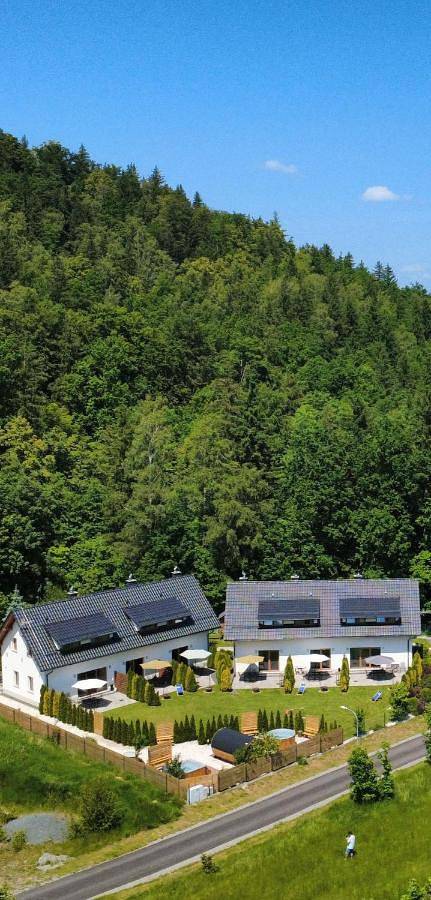 Widokowo - Domki z widokiem na Śnieżkę z Jacuzzi i Sauną in Karpacz, Sudeten (Polen)
