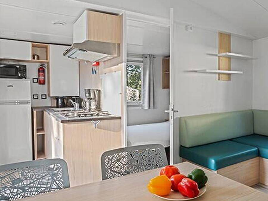 Camping International Riccione - Mobilhome 6 personas - Mobil-home | Confort | 3 Dormitorios | 6 Pers. | Terraza elevada | Aire acondicionado in Riccione, Provincia de Rimini