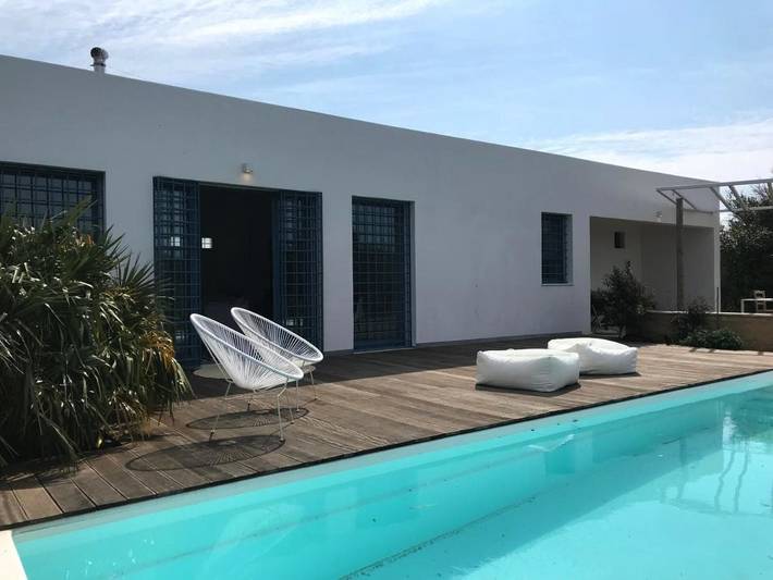 Villa per 6 persone, con piscina e giardino nonché panorama in Partinico