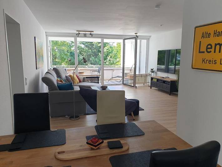 Ferienwohnung für 3 Personen, mit Ausblick und Balkon in Lemgo