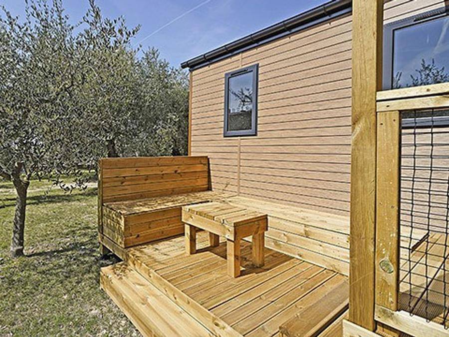 Camping Grand Kazela - Mobilhome 6 personas - Premium | 3 Dormitorios | 6 Pers | Terraza elevada | 2 baños | Aire acondicionado | Tv in Medulin, Pula-Medulin