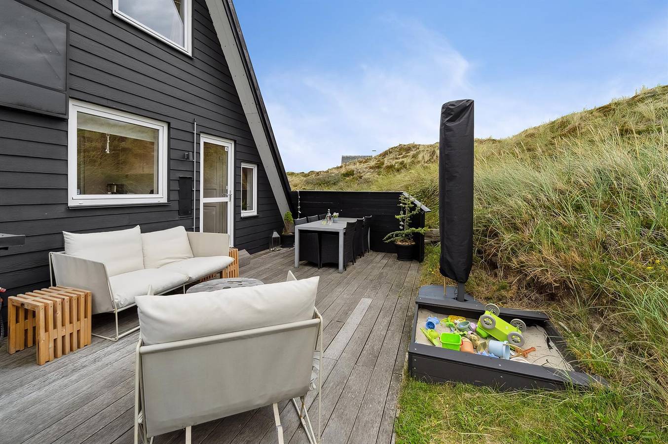 Pet friendly home in Pandrup with house sea view in Blokhus, Jammerbugt