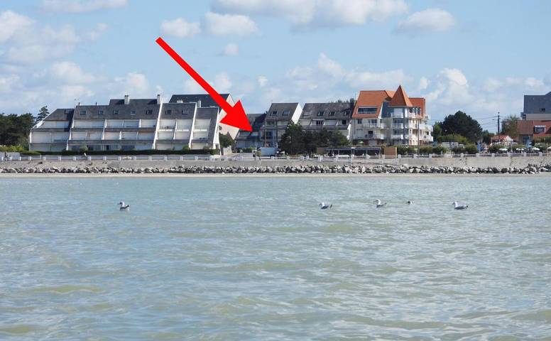 Gîte pour 4 personnes, avec terrasse dans Plage de la Digue Jules Noiret
