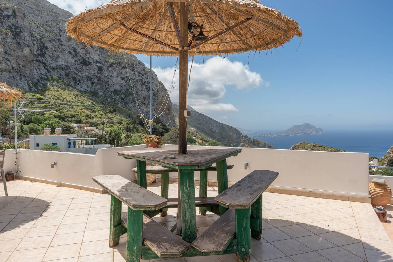 Habitación 9 en el Hotel Pagali con cama queen in Amorgos