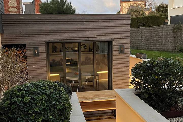 Maison de vacances pour 10 personnes, avec terrasse et jardin, animaux acceptés à Villerville