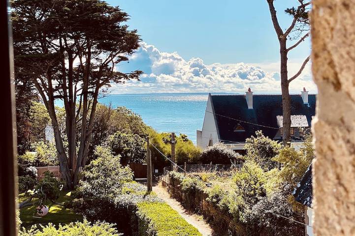 Maison de vacances pour 15 personnes, avec jardin à Saint-Pierre-Quiberon