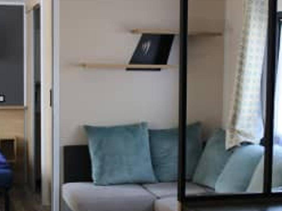 Siblu Camping In de Bongerd - Chalet 6 personen - Chalet Large 3 Zimmer mit Terrasse (6 Pers.) in Oostkapelle, Walcheren