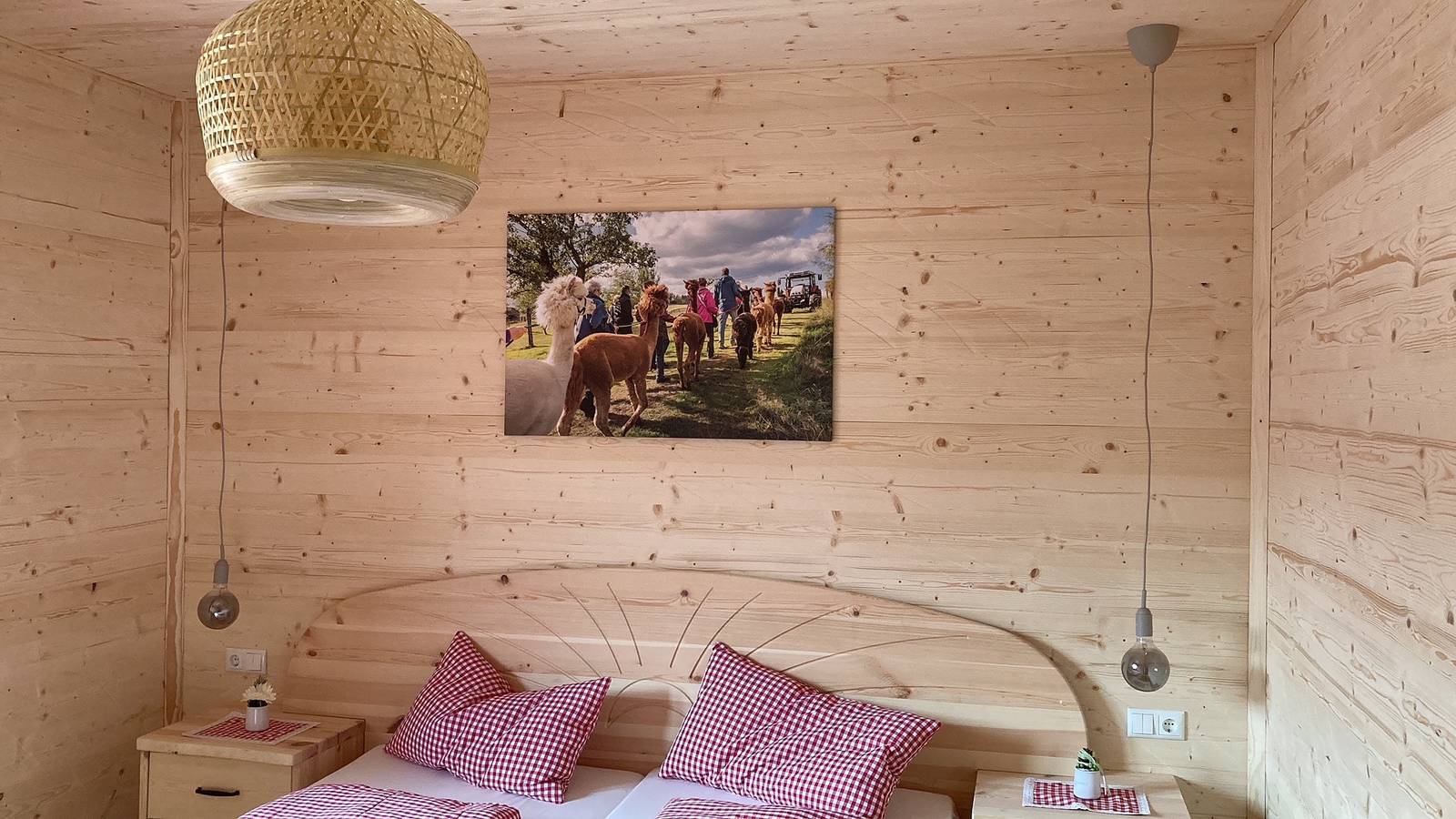 Ganze Ferienwohnung, Ferienwohnung Alpakaglück - Ferienwohnung mit Alpaka-Kino in Abschlag, Gemeinde Bad Großpertholz