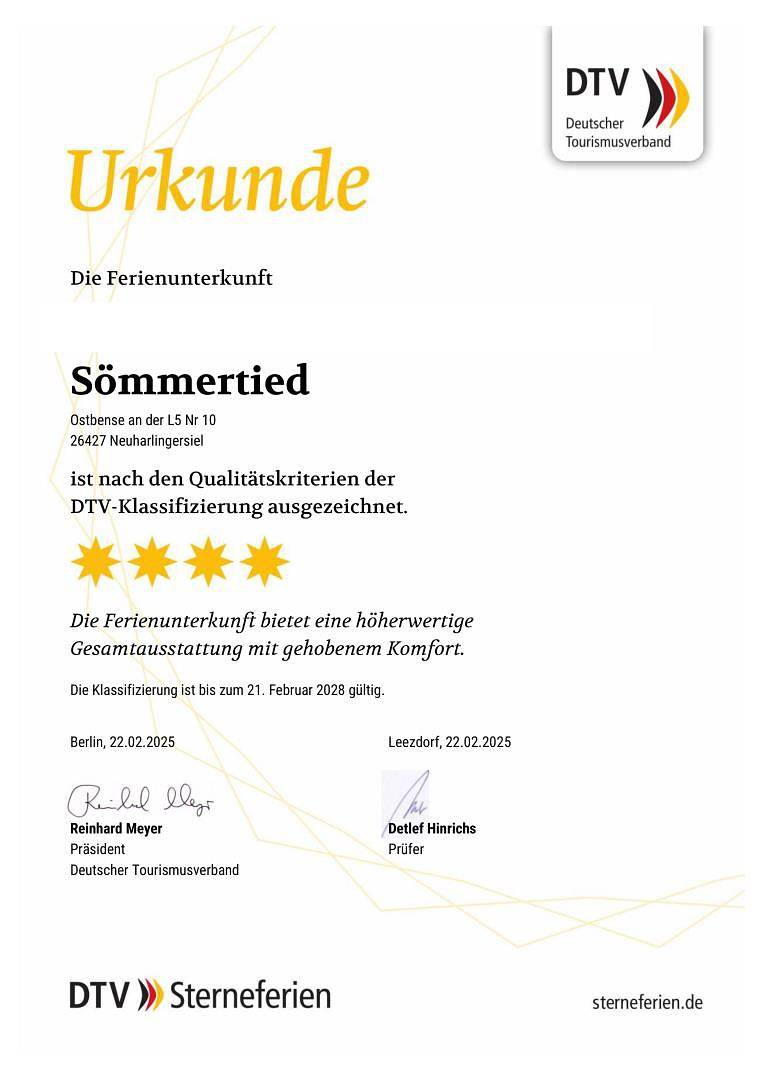 Ganze Wohnung, Neu! 4 Sterne Fewo Sömmertied in Ostbense, Neuharlingersiel