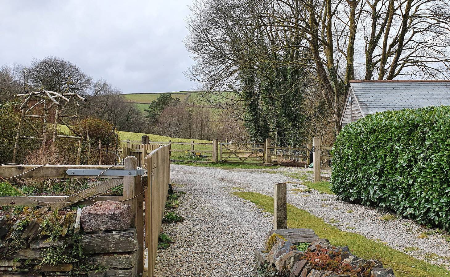 Hytte for 2 personer med have in Cornwall