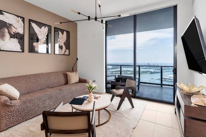 Casa de férias para 8 pessoas, com sauna e varanda e ainda vista para o mar, com animais de estimação em Miami