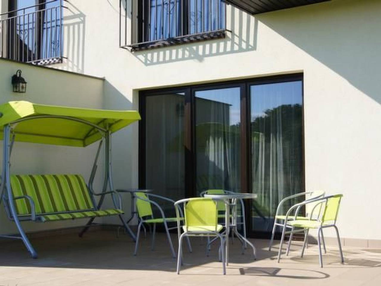 Mit Garten, Terrasse und Grill in Sasino, Powiat wejherowski