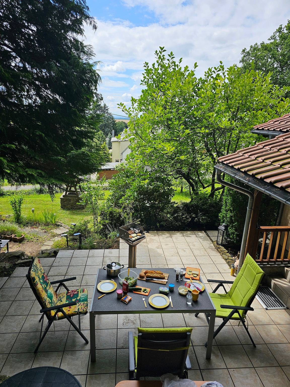 Casa de vacaciones junto al bosque con vistas al sur in Steina, Oberlausitz-Niederschlesien