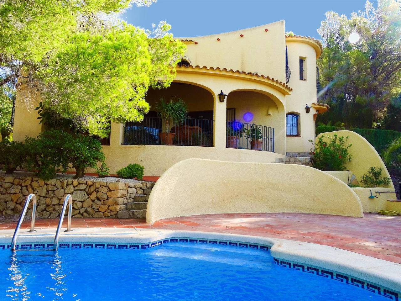 Bohemian chic villa with private pool in Altea in Altea La Vella, Altea Spagna