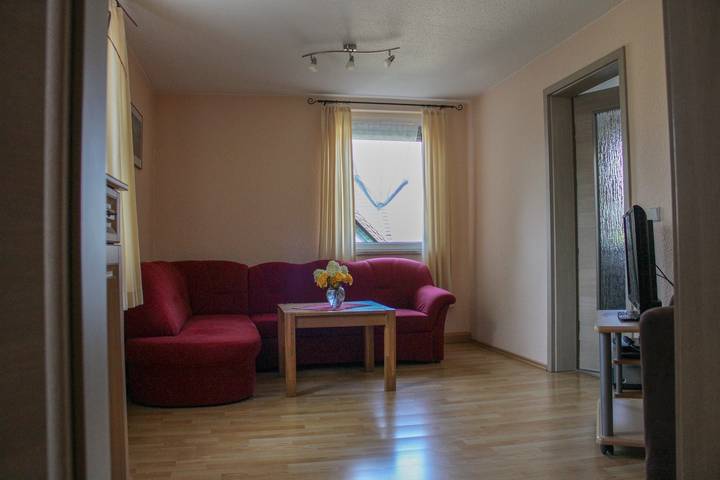 Ganze Wohnung, Apartment 'Haus Am Wald' mit Gemeinschaftsgarten und Wlan in Föritztal, Frankenwald