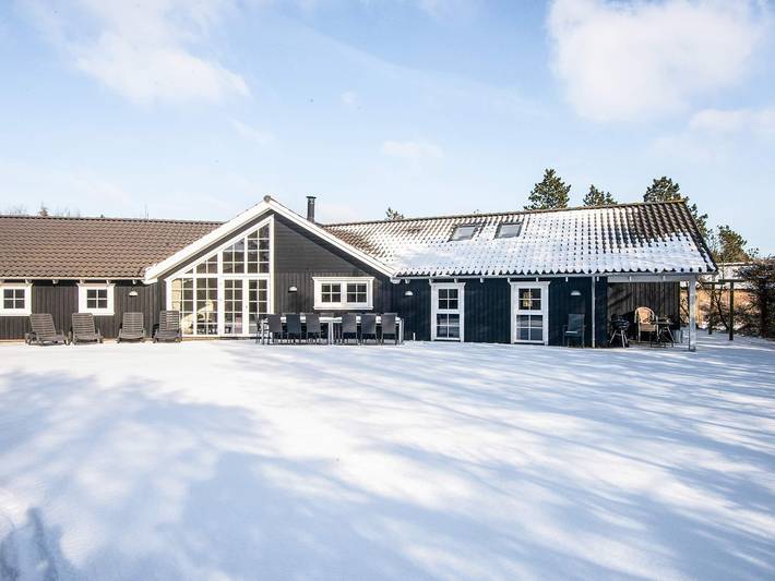 Vakantiehuis voor 14 personen, met Zwembad en Sauna in Blåvand
