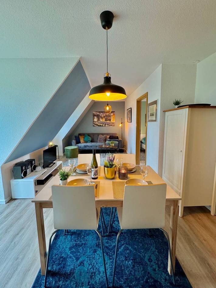 Ferienwohnung für 4 Personen, mit Ausblick und Balkon, mit Haustier in Vollerwiek