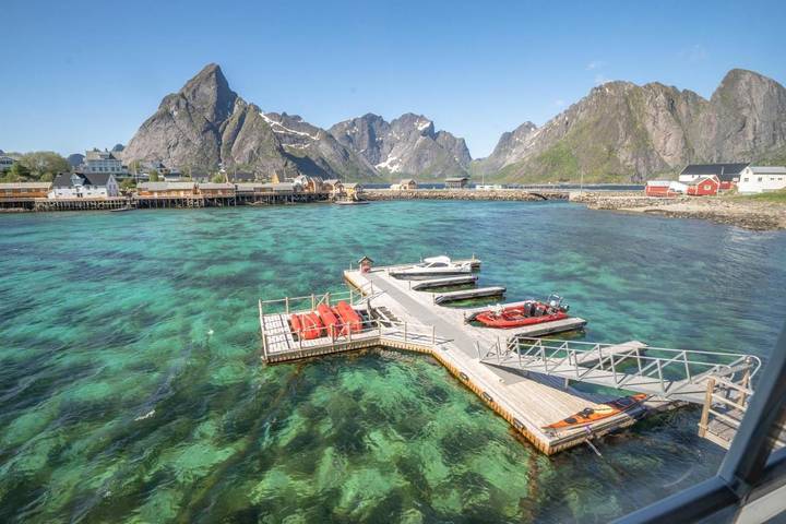 Ferienhaus für 2 Personen, mit Ausblick und Seeblick sowie Garten auf den Lofoten - 2