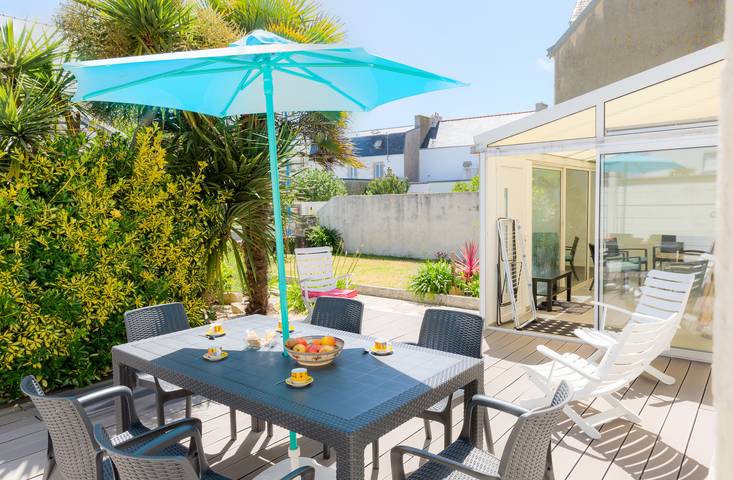 Location de vacances pour 6 personnes, avec Terrasse et Jardin dans Saint-Guénolé