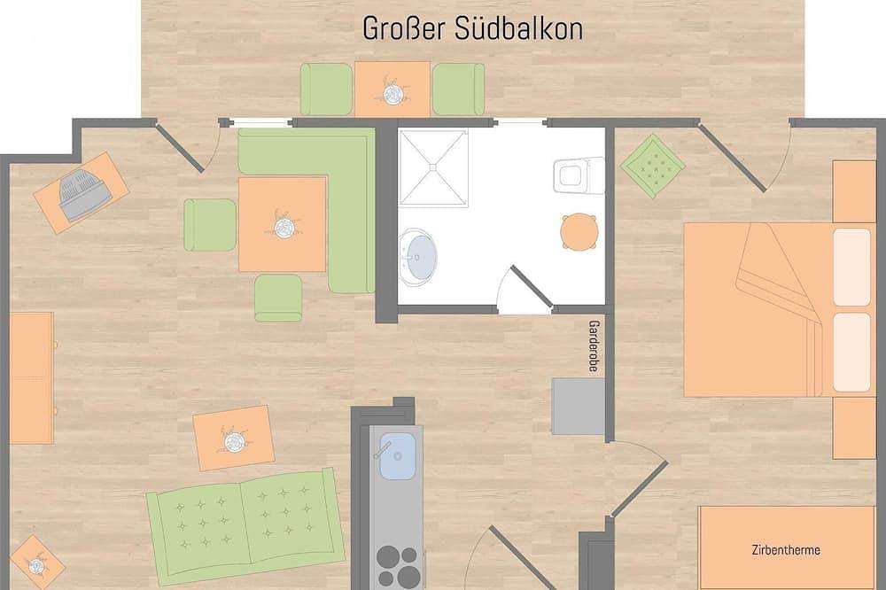 Suite Landleben - Das Bäckergut am Haldensee in Grän, Allgäuer Alpen (Österreich)