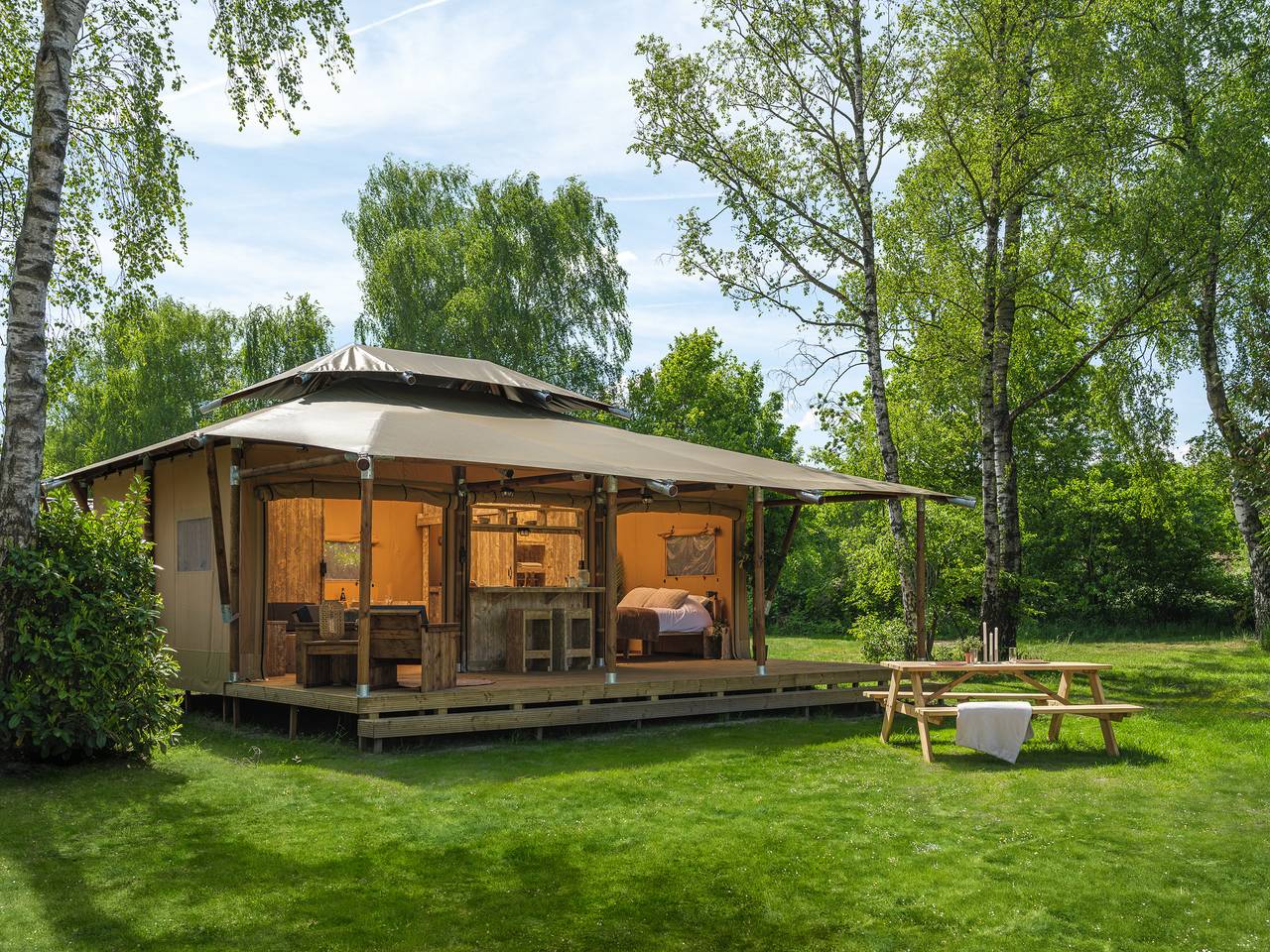 Vakantiepark Mölke — Safarisuite met privé sanitair | 5 pers. in Sallandse Heuvelrug