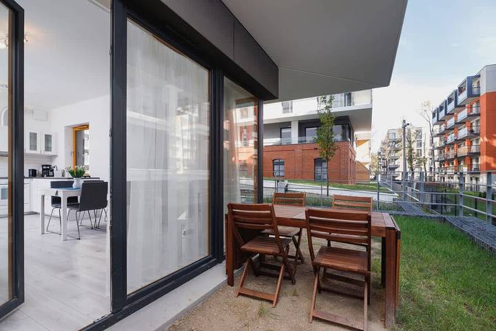 Geheel appartement, Modern Apartment with Terrace | Close to the Main Railway Station in Krakau, Klein-Polen