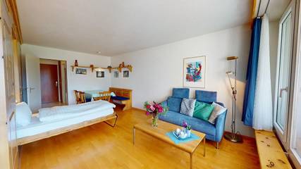 Ferienwohnung für 2 Personen, mit Garten und Ausblick in St. Moritz