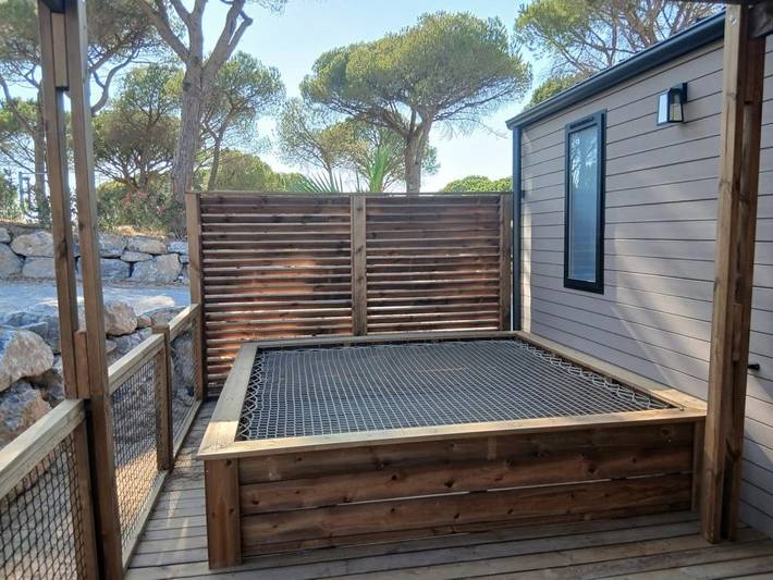 Mobil home pour 6 personnes, avec Bassin pour enfant à Bizanet - 4