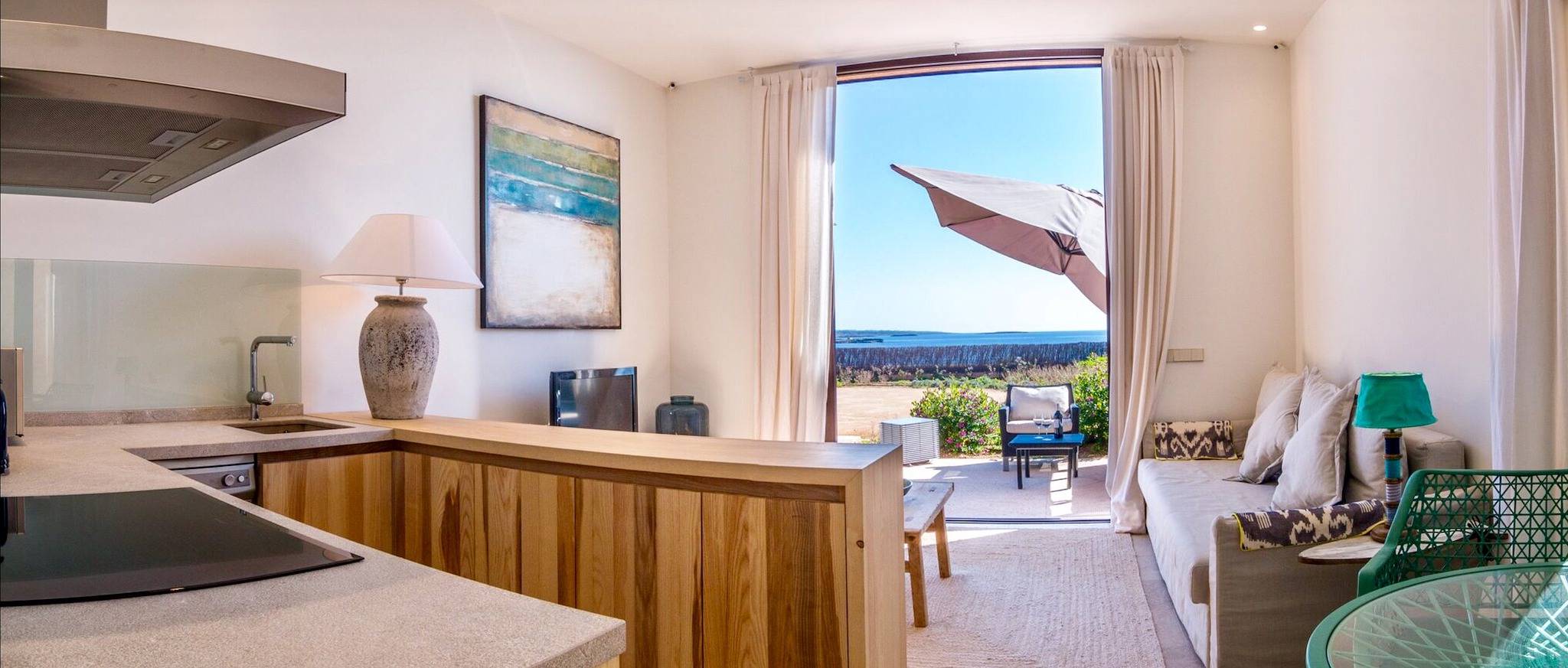Ganze Wohnung, Ferienwohnung 'Cabrera' mit Meerblick, Wi-Fi und Klimaanlage in Colònia de Sant Jordi, Ses Salines