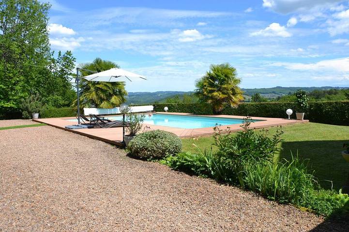 Maison de vacances pour 2 personnes, avec piscine ainsi que terrasse et jardin - 1
