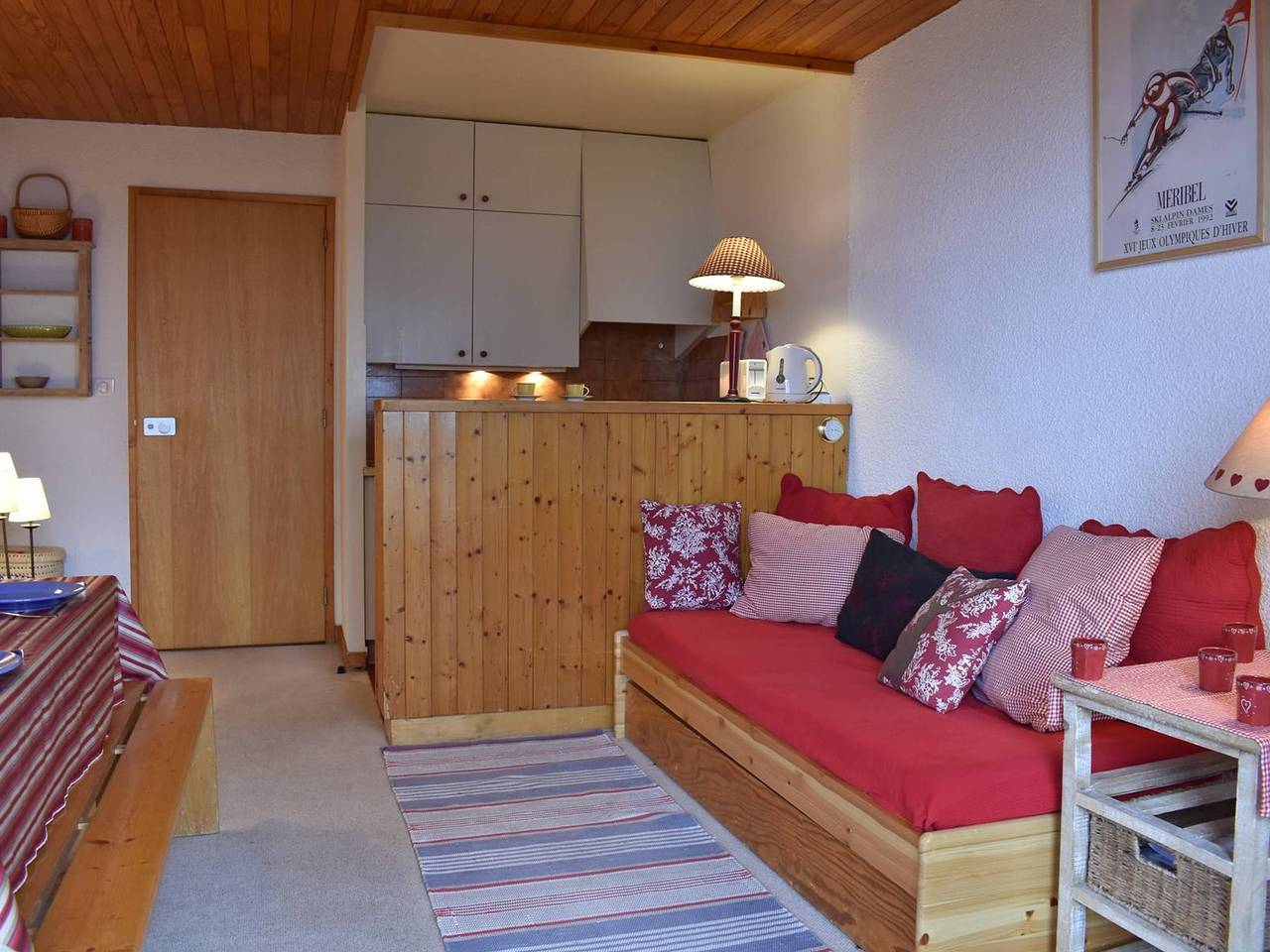Appartement entier, Meribel : Bel Appartement 2 Pièces avec Parking, Proche Pistes et Commerces in Les Allues, Les Trois Vallées