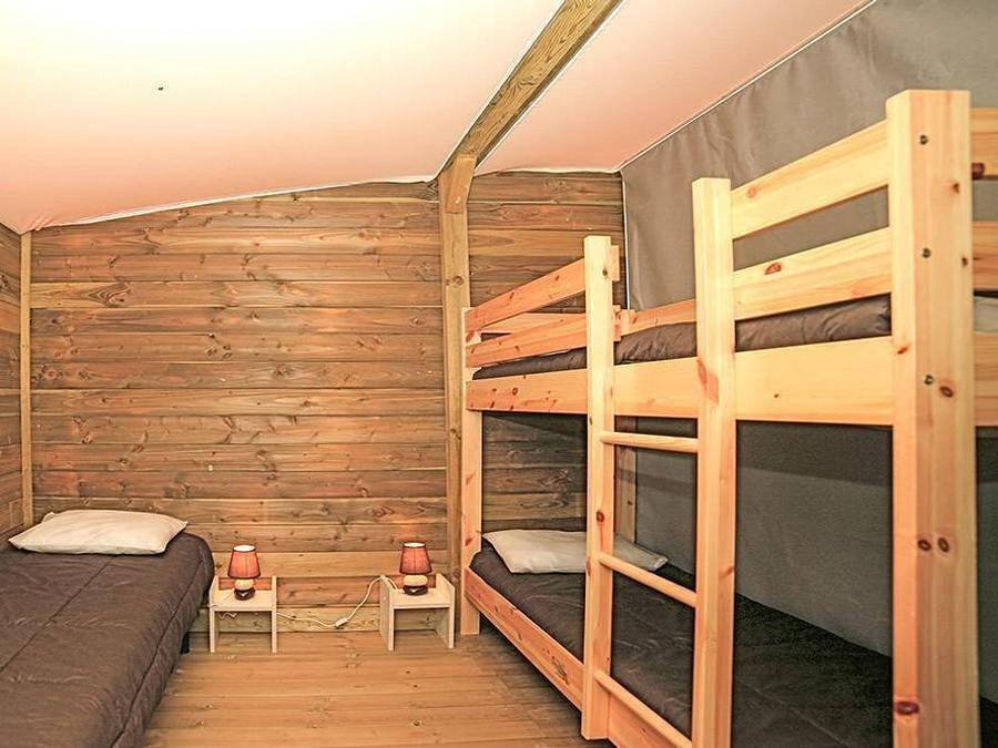 Camping Sole di Sari - Lodge 5 personen - Eco Lodge Zelt | 2 Schlafz. | 4/5 Pers. | Ohne Bad in Sari-Solenzara, Sartène und Umgebung