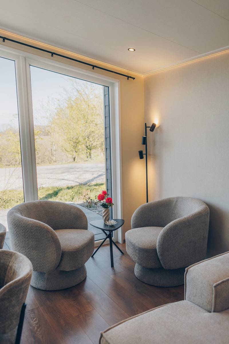 Moderne chalet voor 6 personen met hottub in Renswoude in Renswoude, Provincie Utrecht