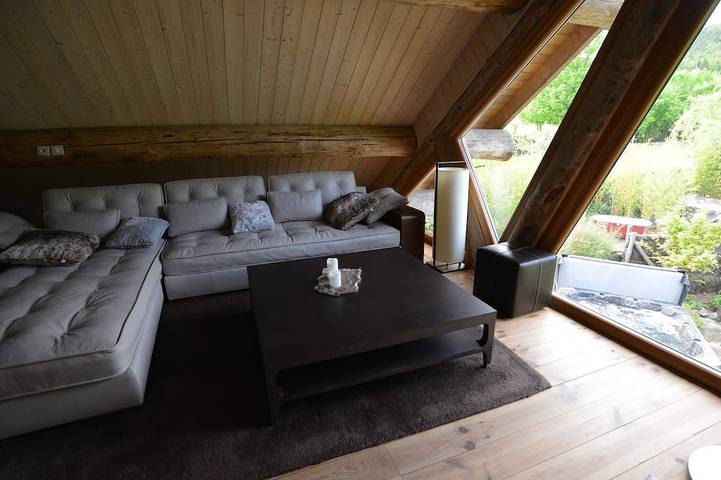 Chalet 5 étoiles en rondins avec Spa in Erckartswiller, Région de Saverne