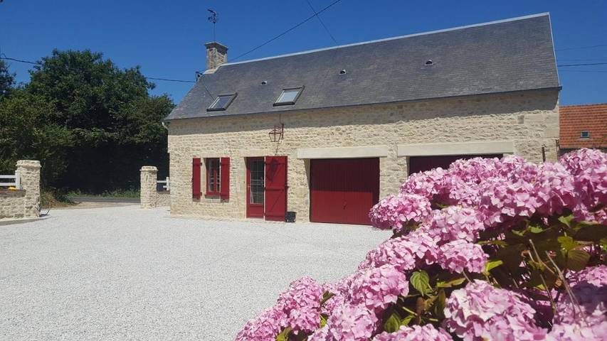 Location de vacances pour 4 personnes, avec Terrasse à Englesqueville-la-Percée