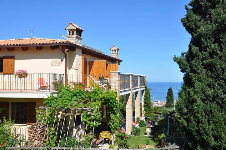 Bed and Breakfast für 2 Personen, mit Garten und Ausblick sowie Terrasse, mit Haustier - 1