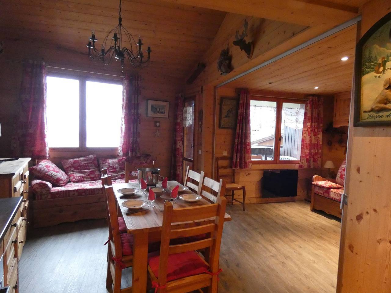 Apartamento vacacional entero, La Terrasse 26 - Beautiful 2-room apartment, ski-in ski-out, with a beautiful view of the valley in Valmorel, Les Avanchers-Valmorel