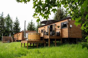 Ferienhaus für 4 Personen, mit Whirlpool und Garten in Niederschlesien