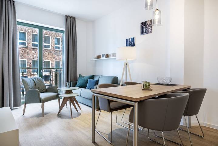 Ferienwohnung für 3 Personen, mit Balkon und Sauna in Wismar