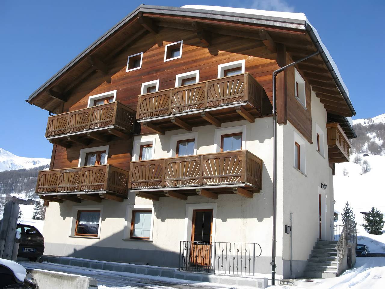 Cały apartament, Apartament wakacyjny dla 4 osób z balkon in Livigno (Town), Livigno