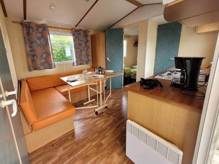 Flower Camping L'Abri-Côtier - Mobilheim 4 personen - Smally 21 m² (2 Schlafräume - 4 Pers.) Ohne Tv in Saint-Nazaire-sur-Charente, Rochefort und Umgebung