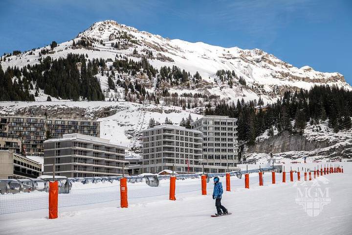 Location de vacances pour 4 personnes, avec jardin et sauna dans Flaine