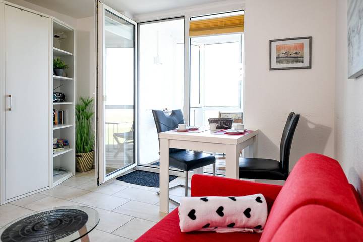 Ferienwohnung für 2 Personen, mit Balkon/Terrasse und Sauna sowie Balkon in Sahlenburg - 4